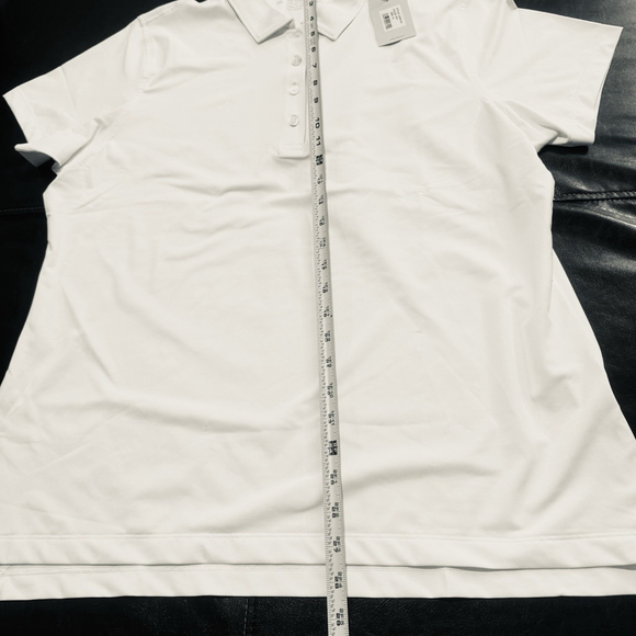 NWT Peter Millar Women's White Golf Polo Shirt Size:XL 50+ Sun Protection - Picture 8 of 10